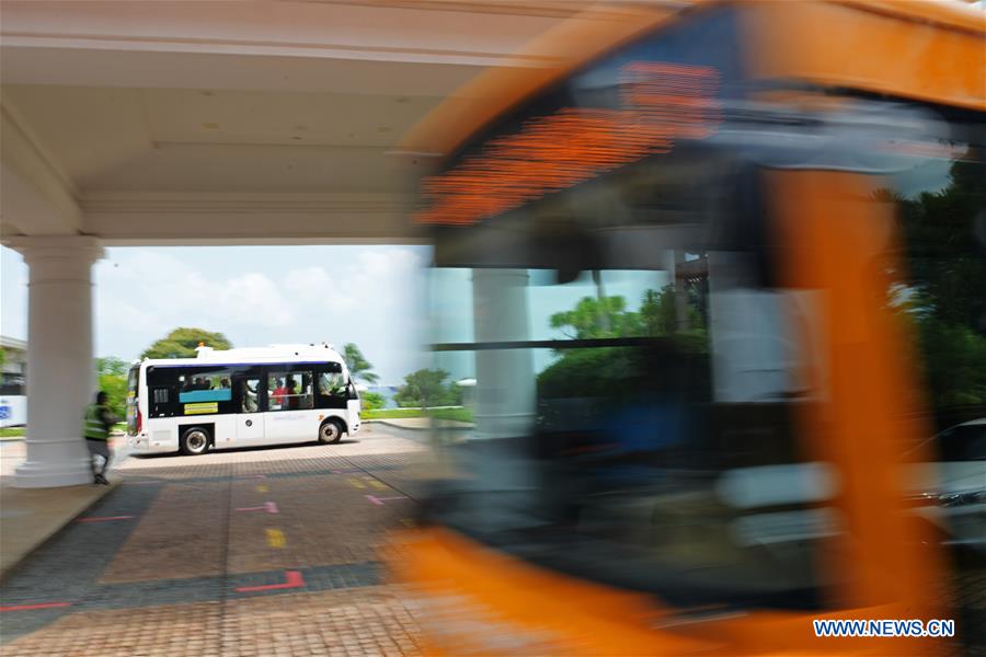 SINGAPORE-TRANSPORT-AUTONOMOUS SHUTTLE-PUBLIC TRIAL