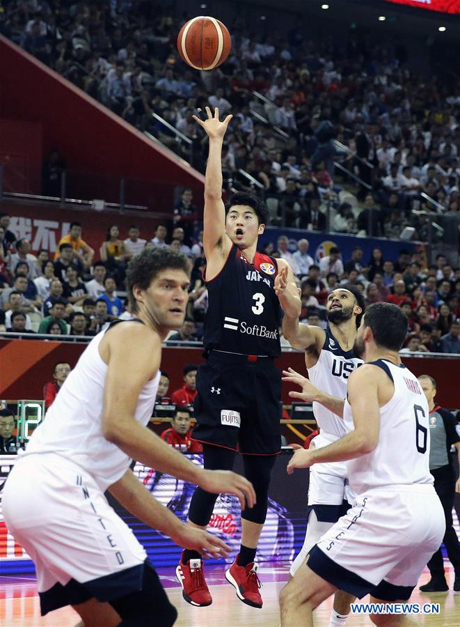 (SP)CHINA-SHANGHAI-BASKETBALL-FIBA WORLD CUP-GROUP E-JAPAN VS USA(CN)