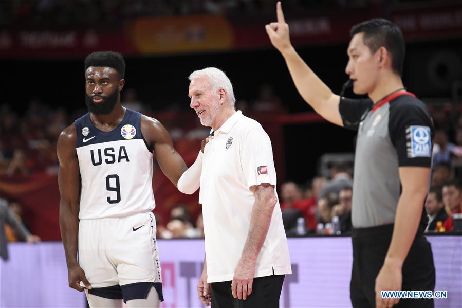 (SP)CHINA-BEIJING-BASKETBALL-FIBA WORLD CUP-USA VS POL (CN)