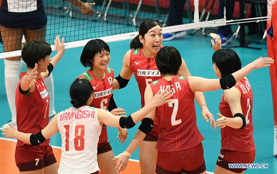 (SP)JAPAN-YOKOHAMA-VOLLEYBALL-WOMEN'S WORLD CUP-DOM VS JPN