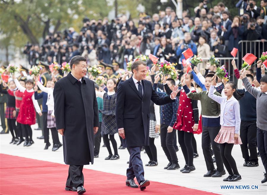 CHINA-BEIJING-XI JINPING-FRANCE-MACRON-TALKS (CN)