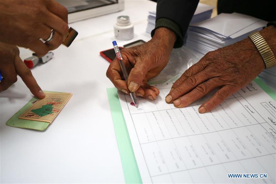 ALGERIA-ALGIERS-PRESIDENTIAL ELECTION-VOTE