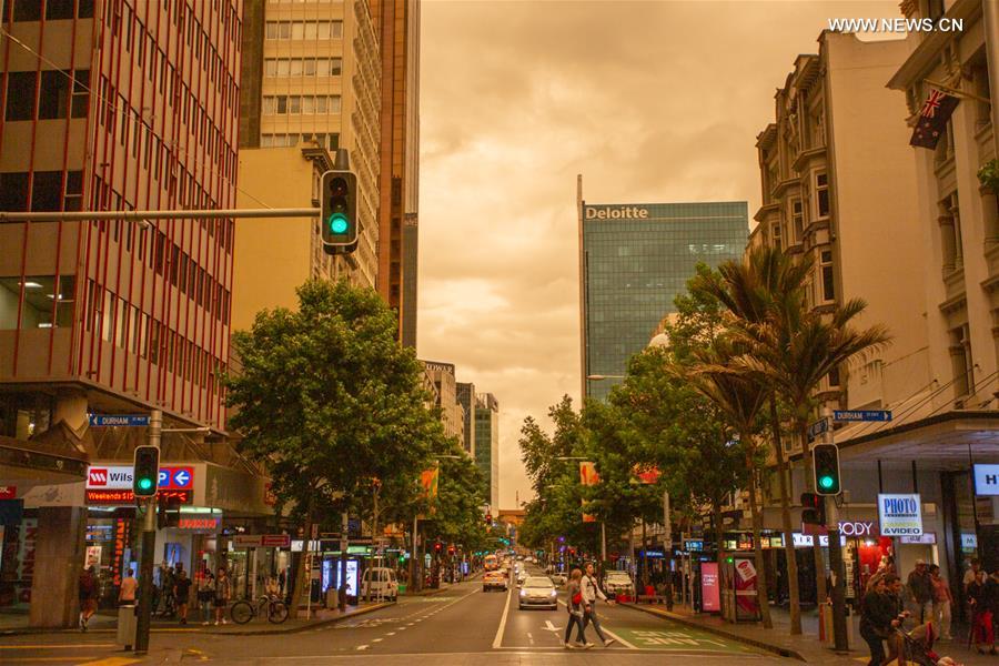 NEW ZEALAND-AUCKLAND-AUSTRALIA-BUSHFIRE-SMOKE