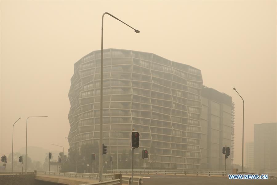 AUSTRALIA-CANBERRA-BUSHFIRE-SMOKE