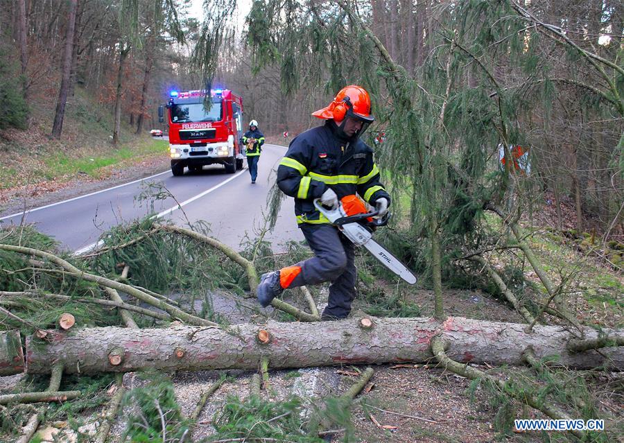 GERMANY-ISERLOHN-STORM-SABINE