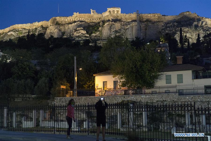 GREECE-ATHENS-LOCKDOWN-STREET