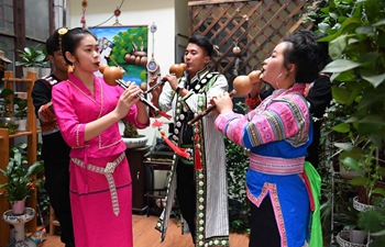 Hulusi, a traditional Chinese musical instrument popular among ethnic minorities in Yunnan