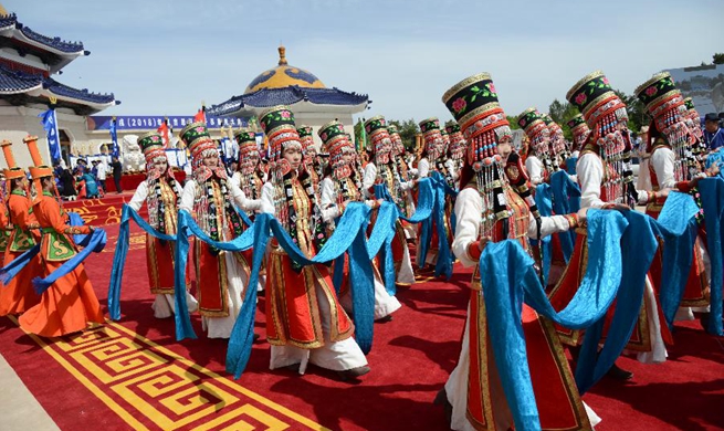 Memorial ritual for Genghis Khan held in China's Inner Mongolia