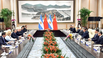 President Xi meets Argentine president ahead of G20 summit