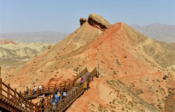 In pics: Danxia National Geopark in NW China's Gansu