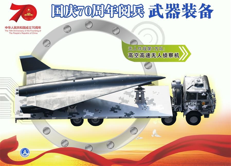 （图表）[国庆70周年]国庆70周年阅兵——武器装备（高空高速无人侦察机）